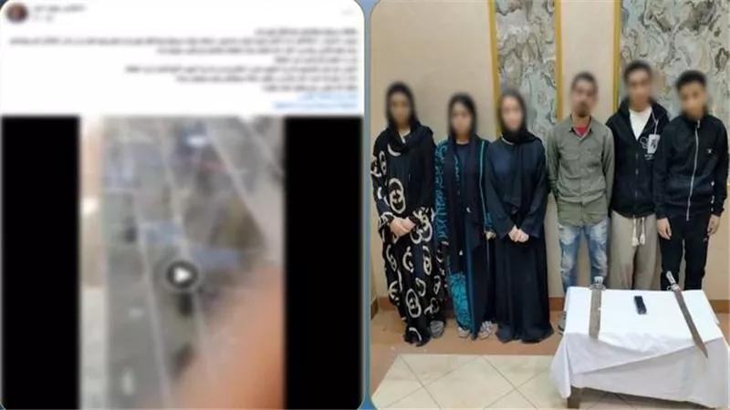 بسبب خلافات الجيرة.. خناقة بالأسلحة البيضاء بين 3 مسجلين وفتيات في الغربية