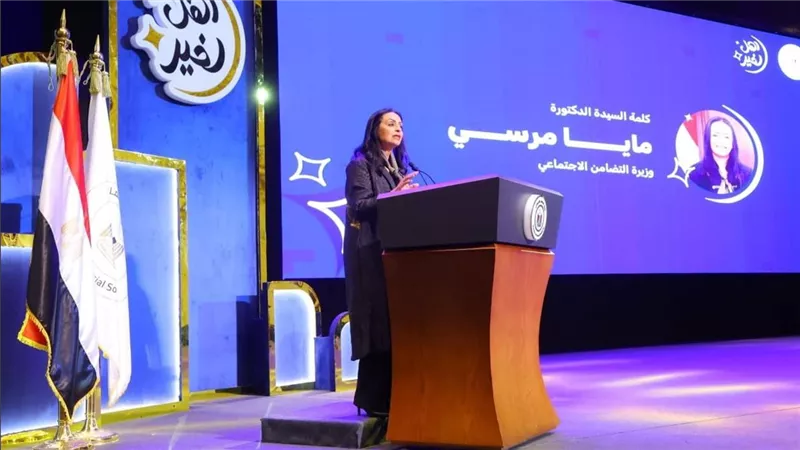 مايا مرسي: ما بنيناه في منظومة أهل الخير لم يكن لينجح لولا دعم الرئيس السيسي