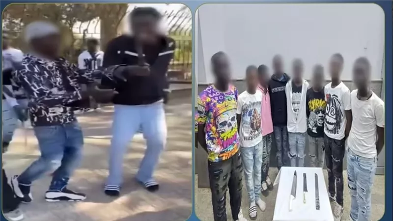 القبض على أجانب لاتهامهم بالرقص بأسلحة بيضاء وآداء حركات استعراضية بالقاهرة 
