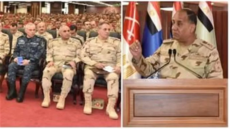 وزير الدفاع يلتقي دارسي الأكاديمية العسكرية ويؤكد أهمية التطور المعرفي 