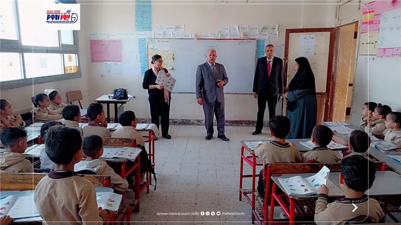 جولة ميدانية مفاجئة بمدارس زاوية الكرادسة بشرق الفيوم لمتابعة الانضباط
