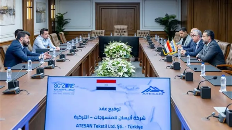 باستثمارات 6.5 مليون دولار.. مشروع تركي جديد للمنسوجات بقناة السويس