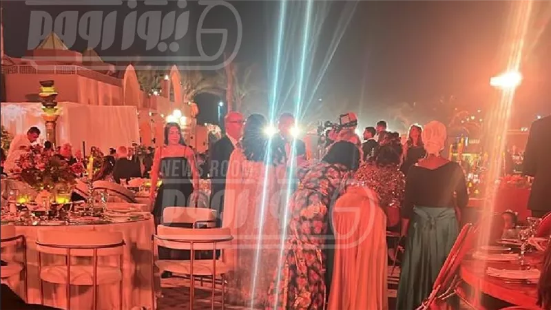 الصور الأولى من حفل زفاف عهد ابنة المنتج محمد السعدي
