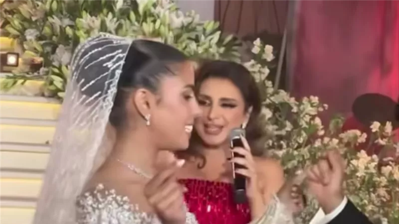 مش حبيبي بس .. أنغام تتألق في حفل زفاف ابنة المنتج محمد السعدي |صور