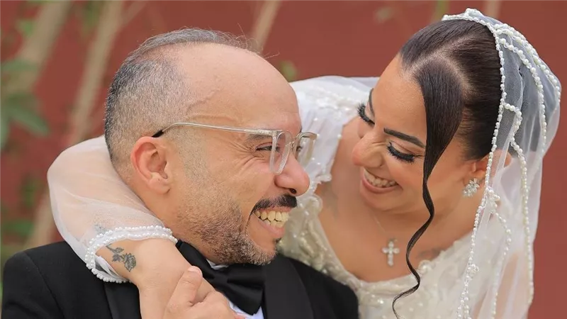 أول تعليق من مينا أبو الدهب بعد حفل زفافه: نشكر ربنا بعتلي حد قريب مني 