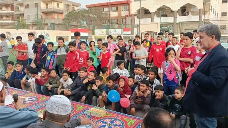 احتفالية يوم اليتيم بميت الخولي بدمياط ترسم الفرحة وتدعم الأطفال الأيتام