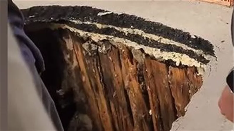 هبوط أرضي مفاجئ بشارع حسنين دسوقي في حدائق المعادي