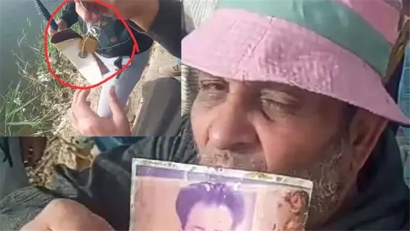 كيس غامض في المياه يشعل الجدل.. وصياد يوثق الواقعة بالقليوبية 