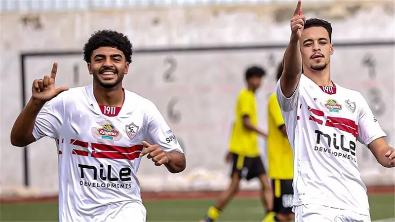 الزمالك يمطر شباك دجلة (7-1) في المرحلة الثانية بدوري الشباب 
