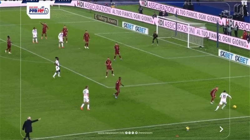 نتيجة وأهداف مباراة روما وأتالانتا الشوط الثاني (1-1) في الدوري الإيطالي