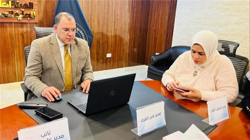 مدير عام الرعاية الصحية ببورسعيد يترأس اجتماع غرفة طوارئ العمل عن بعد  
