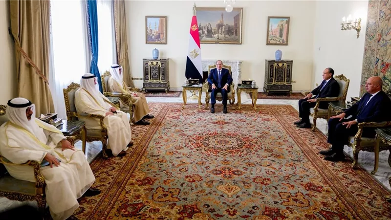 الرئيس السيسي يستقبل وزير خارجية الكويت لبحث تعزيز العلاقات الثنائية