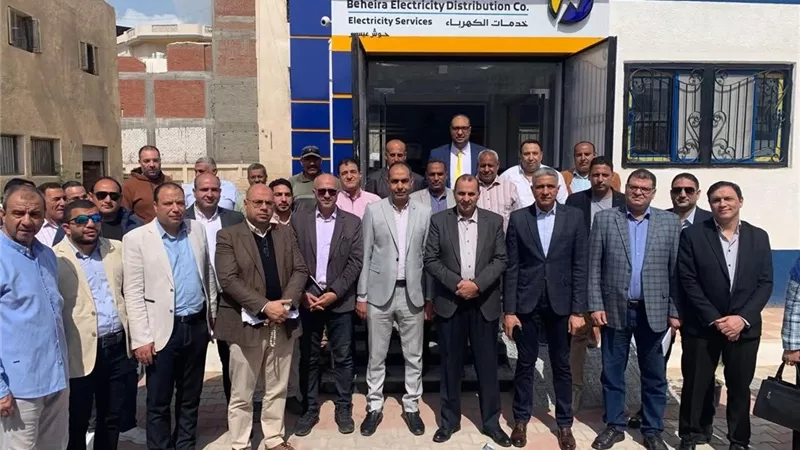 جولة تفقدية للدستاوي بمركز خدمة حوش عيسى وإدارة تشغيل وسط البحيرة