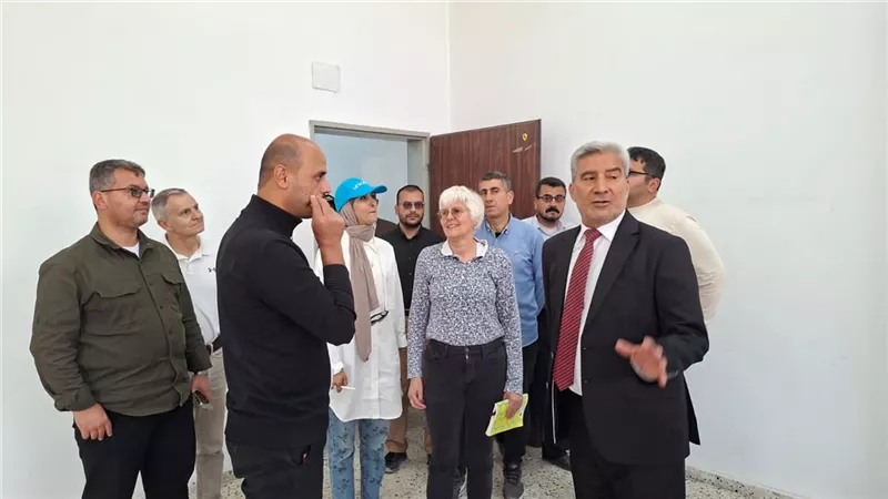 وفد منظمة الأمم المتحدة يزور المعاهد الأزهرية في فلسطين