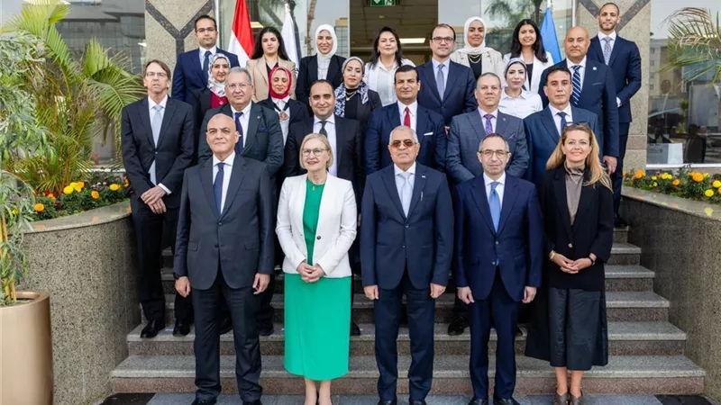 وحدة مكافحة غسل الأموال تستقبل وفد الأمم المتحدة لدعم بناء السلام