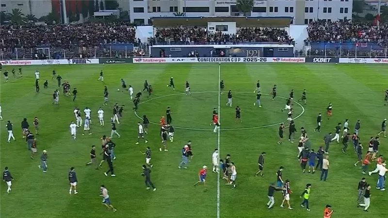 فوضى جماهيرية بكأس الكونفدرالية في مباراة آسفي واتحاد العاصمة