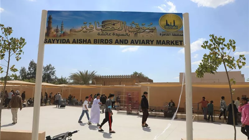 في إطار خطة التطوير الحضاري.. القاهرة تفتتح سوق الحمام الجديد بالسيدة عائشة