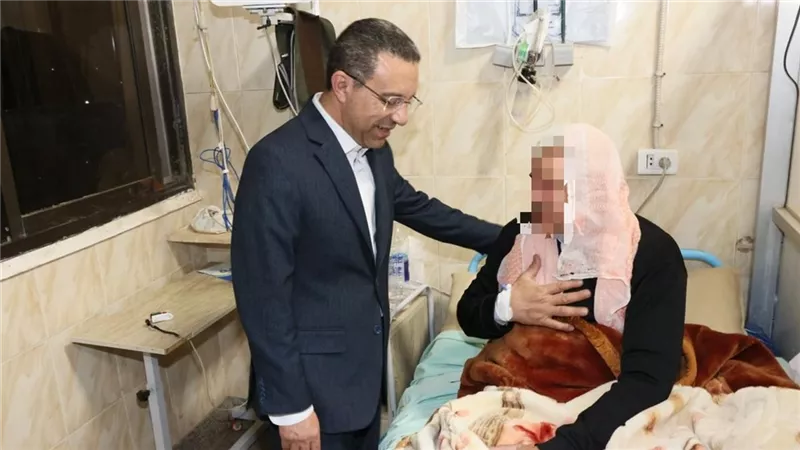 محافظ المنوفية يفاجئ مستشفى صدر ميت خلف ويحيل متغيبين للتحقيق