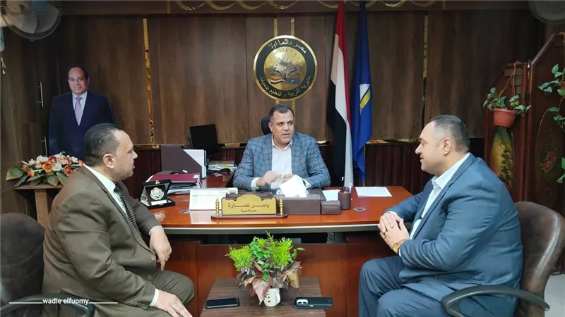 تعليم دمياط يبحث تطوير المدارس بكفر البطيخ لتعزيز جودة العملية التعليمية