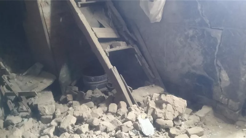 سقوط منزل قديم مكوَّن من طابقين بدرب العجمي بأسيوط وإصابة شخص