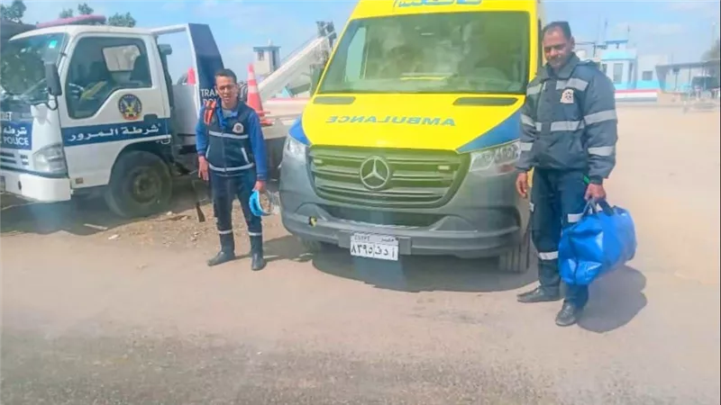 مصرع عامل وإصابة 5 أشخاص في حادث تصادم في الوراق بالجيزة