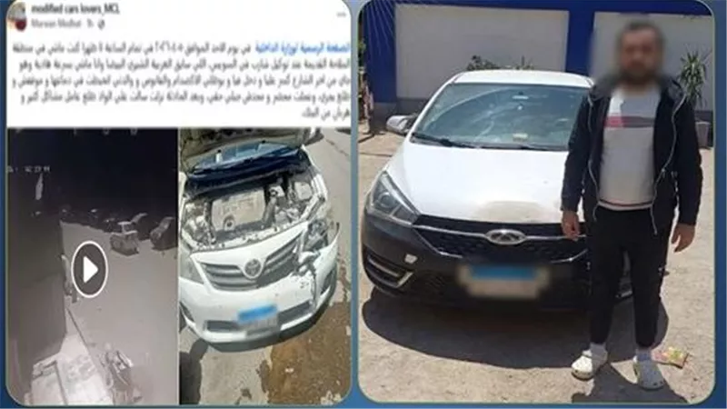 نهاية سباق الشوارع.. القبض على سائق المتسبب في حادث تصادم بالسويس