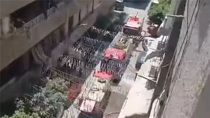 السيطرة على حريق نشب داخل شقة سكنية بمنطقة حدائق القبة 