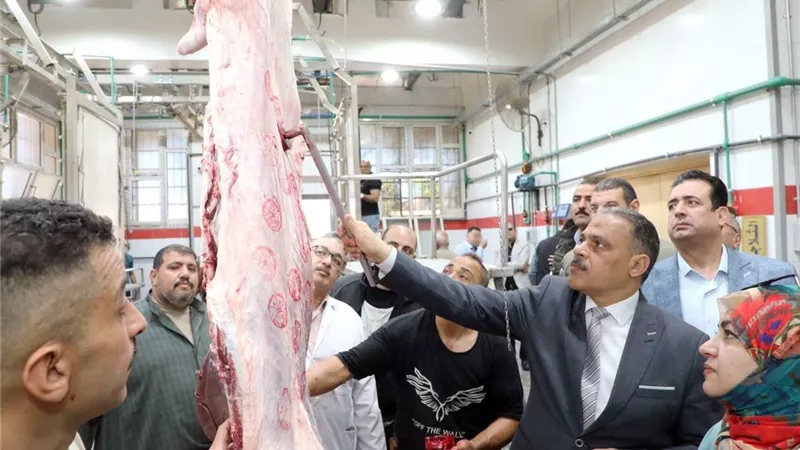 محافظ الشرقية: يشهد اعمال التشغيل التجريبي لمجزر الزقازيق العام