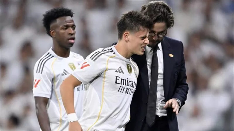 ريال مدريد يعلن تفاصيل إصابة أردا جولر وميليتاو ومدة غيابهم