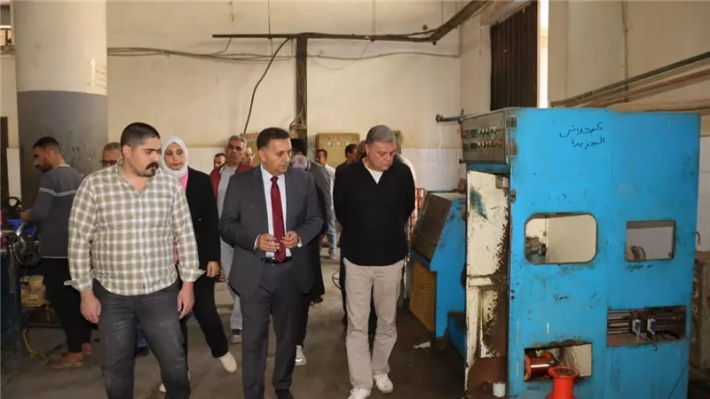 محافظ القليوبية يقود جولة ميدانية بقرية