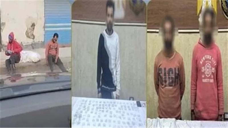القبض على شخصين لتعاطيهما المواد المخدرة بمنطقة عين شمس
