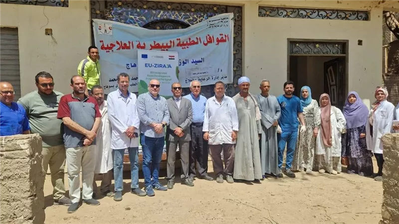 قوافل بيطرية مجانية بسوهاج.. فحص وعلاج 3150 حالة بمراكز طما والمراغة والمنشاة 