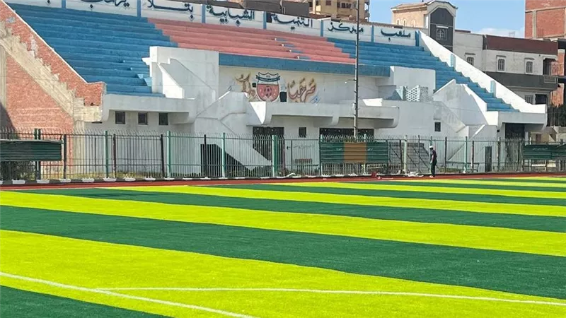 محافظ المنوفية : الإنتهاء من أعمال تطوير ورفع كفاءة الملعب القانوني بتلا
