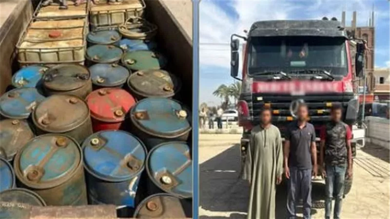 ضربة جديدة لمافيا الوقود.. ضبط سيارة نقل محملة بـ 7 أطنان سولار في قنا