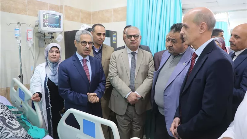 110 الف مريض استقبلتهم مستشفيات بنى سويف الجامعية خلال الربع الأول بعام 2026