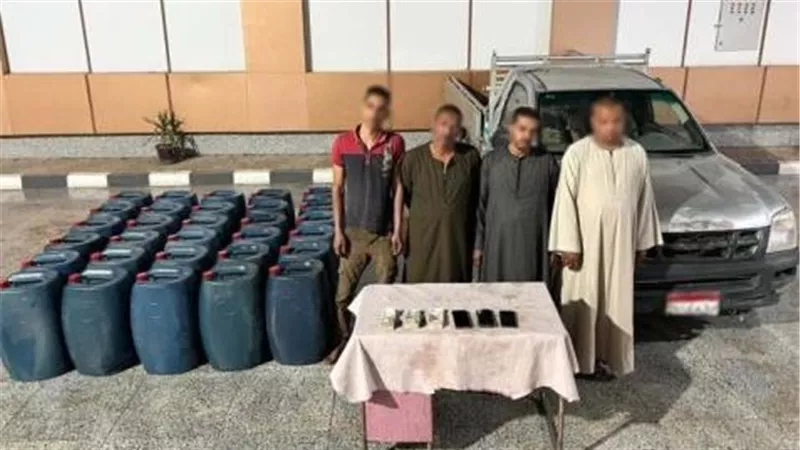 ضبط 4.6 طن سولار قبل تهريبه للسوق السوداء في أسوان والأقصر