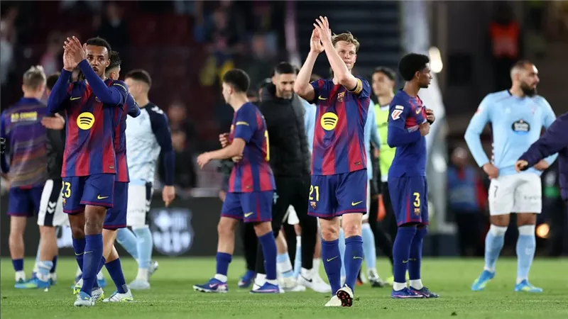 نتيجة وأهداف مباراة برشلونة وخيتافي الشوط الثاني (2-0) في الدوري الإسباني 