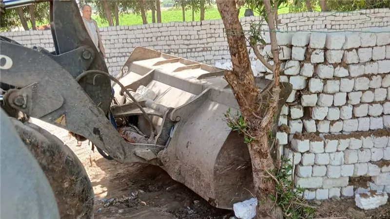 مديرية الزراعة بالقليوبيةتطلق حملات مكبرة لإزالة التعديات على الاراضى الزراعية