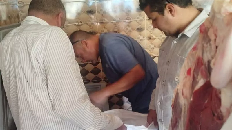ضبط 110 كيلوجرام لحوم غير صالحة للاستهلاك الأدمي بمدينة السادات بالمنوفية