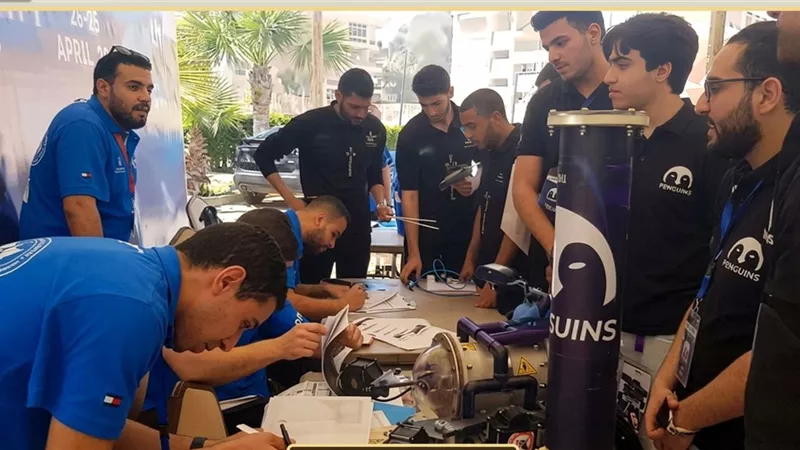 فريق “Penguin” بجامعة الزقازيق يحصد المركز الثاني في مسابقة MATE ROV Egypt 202