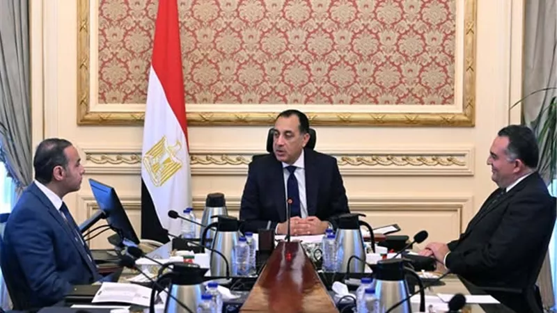 رئيس الوزراء يجتمع برئيسي هيئة الرقابة المالية والبورصة المصرية