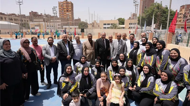محافظ أسيوط يفتتح ملعب الإكليريك بنادي الشبان المسلمين بعد تطويره