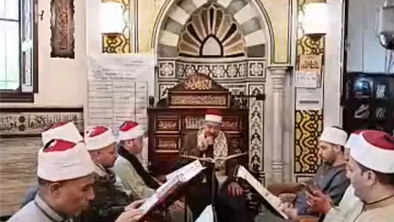 انطلاق المقرأة النموذجية بمسجد الشامخية ببنها اتعليم القرآن وتصحيح التلاوة