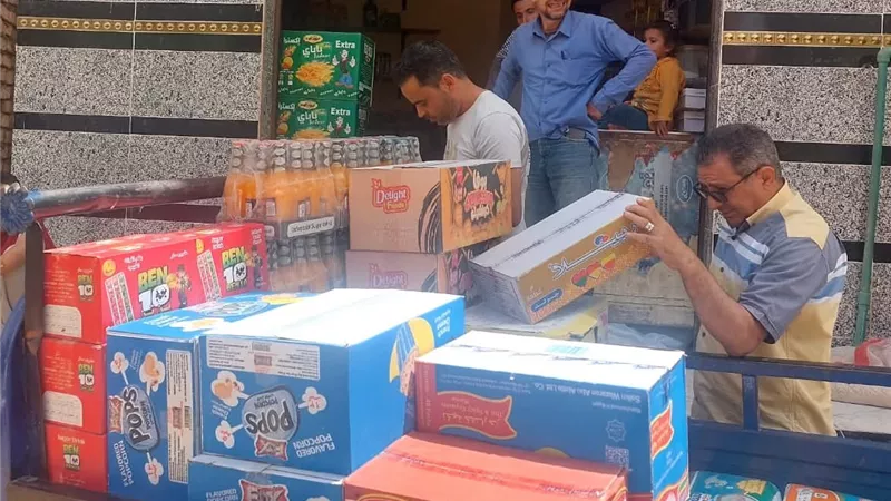 بنى سويف| رفع 307 حالة إشغال بالفشن وضبط البان غير صالحة بسمسطا