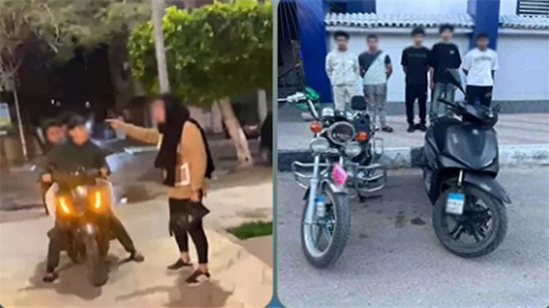ضبط 5 أشخاص بعد واقعة معاكسة فتاة على دراجات نارية بالإسماعيلية