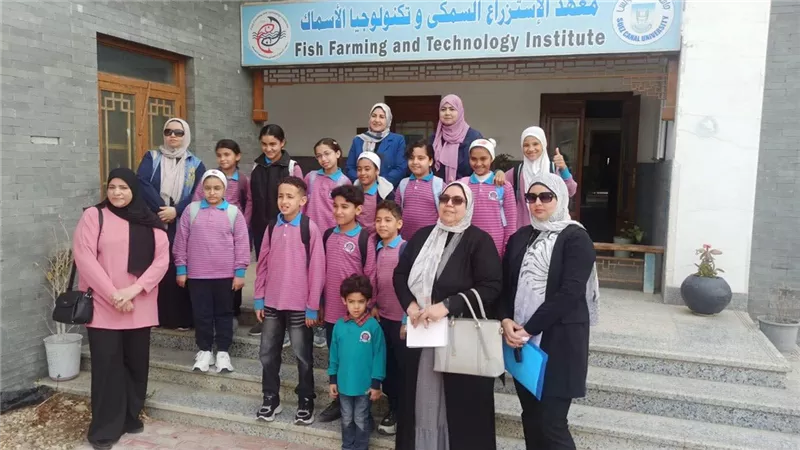 خدمة المجتمع..انطلاق الأسبوع البيئي بمعهد الاستزراع السمكي بجامعة قناة السويس 