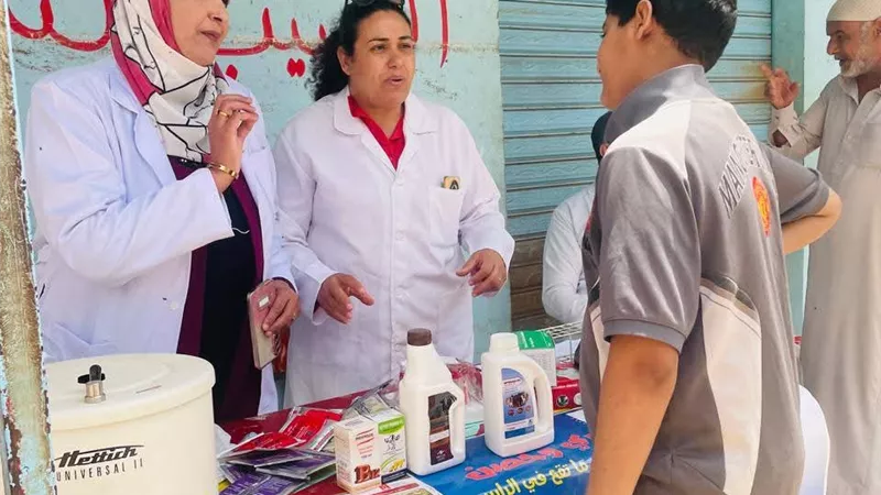قافلة بيطرية مجانية بقرية العمدة بالسويس ضمن مبادرة حياة كريمة