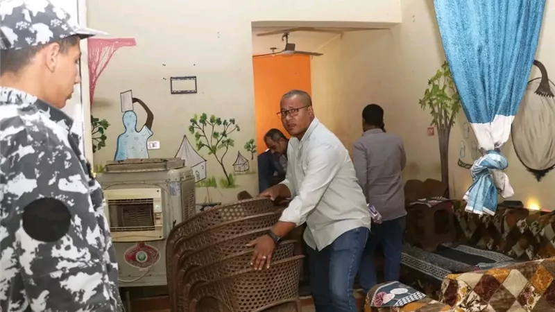حملة مكبرة لرفع الإشغالات بحى الصداقة الجديدة بإجمالى 194 حالة إشغال