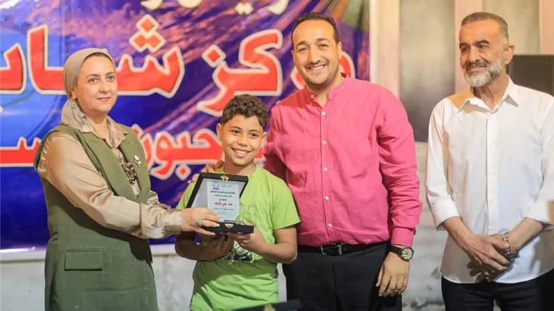  تكريم أبطال الكيك بوكسينج بمركز شباب السلام بعد إنجازهم في بطولة الجمهورية