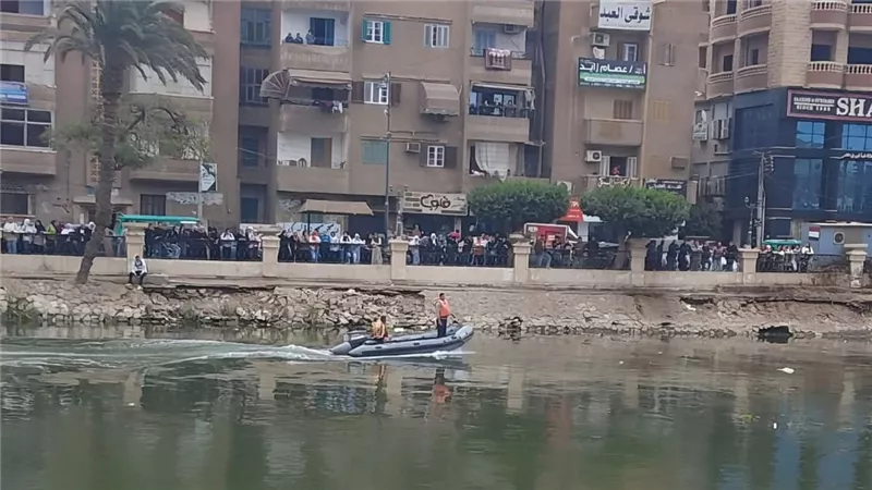 العثور على جثمان شخص غريق فى بحر شبين الكوم بمحافظة المنوفية